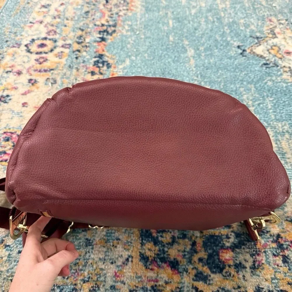 Fawn Design Original Diaper Bag in Wine - Burgandy & Changing Pad